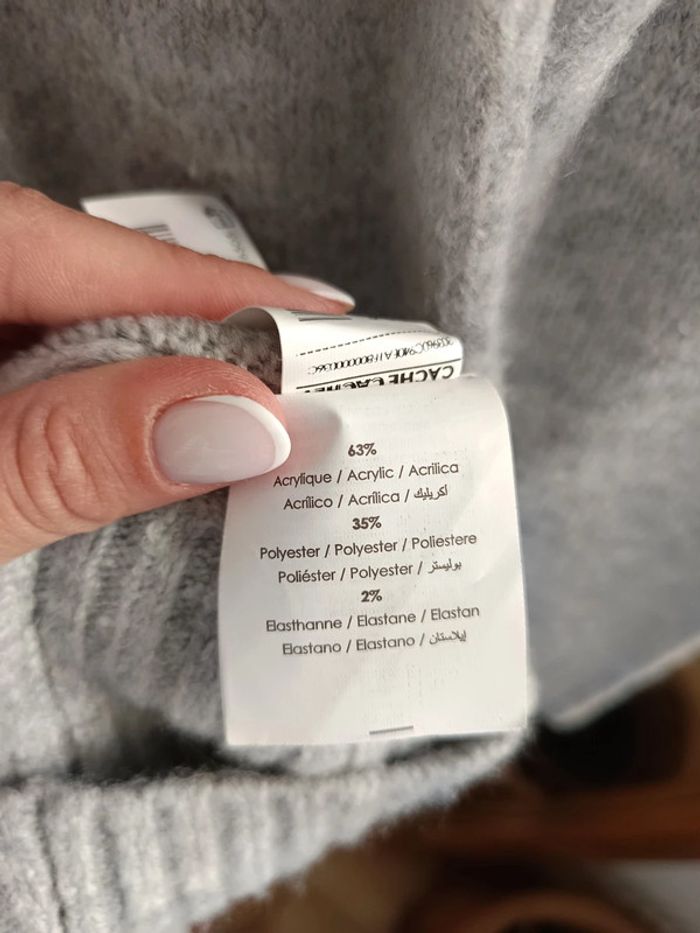 Robe pull detail bouton - photo numéro 5