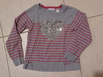 Pull Okaïdi avec sequins 6 ans