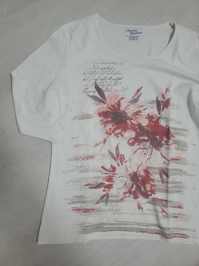 Tshirt manches 3/4 - taille 38/40 - Atlas for Women - photo numéro 2