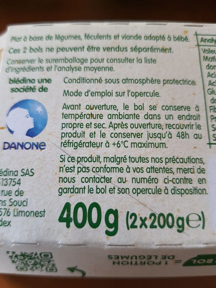 Lot de 7 packs de 2 bols repas Bledina - photo numéro 9