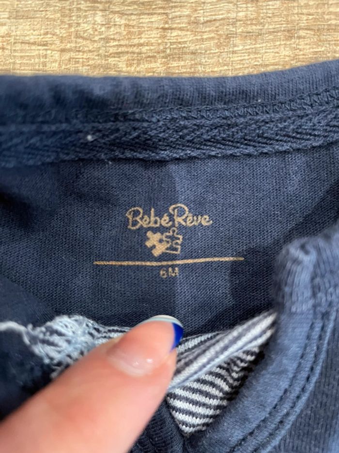 Tee-shirt 6 mois bébé rêve - photo numéro 2