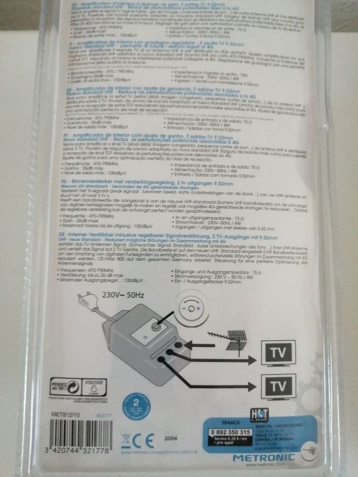 TV Amplificateur - photo numéro 2