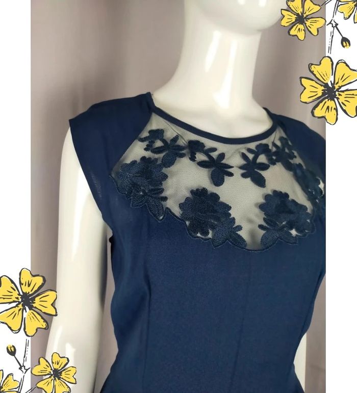 Robe bleu marine Naf Naf – Taille 40 - photo numéro 3