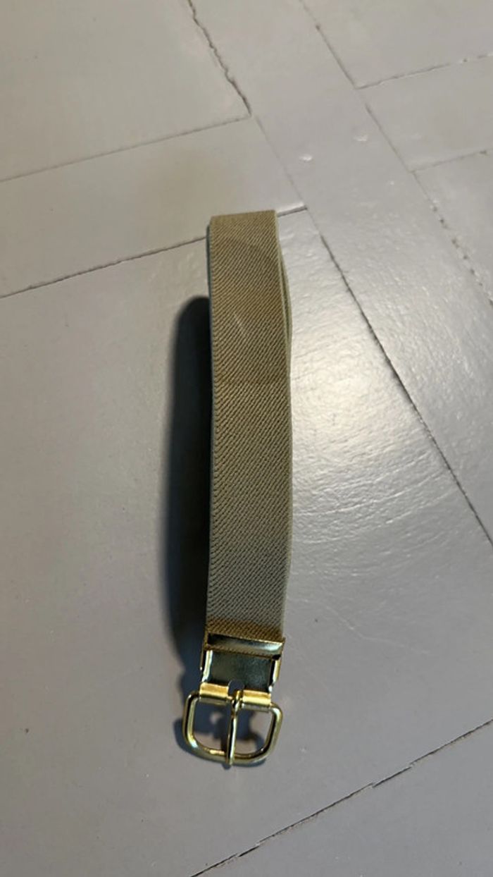 Ceinture réglable en croûte de cuir vachette - photo numéro 6