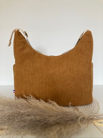 Sac à main boho camel.