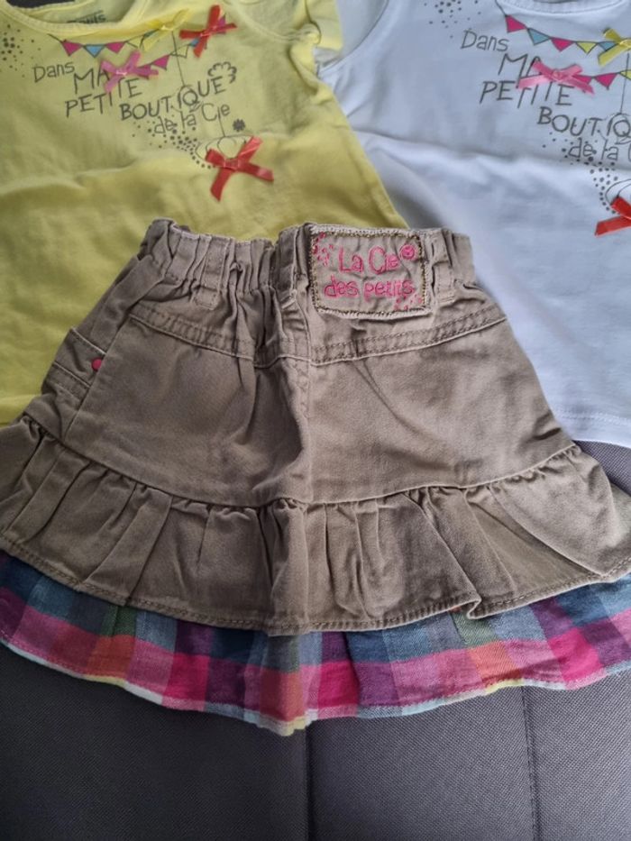 Jupe 2 t-shirt 18 mois la compagnie des petits - photo numéro 5