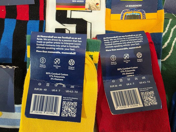 Paires de chaussettes couleur club de football – Neuf - photo numéro 2
