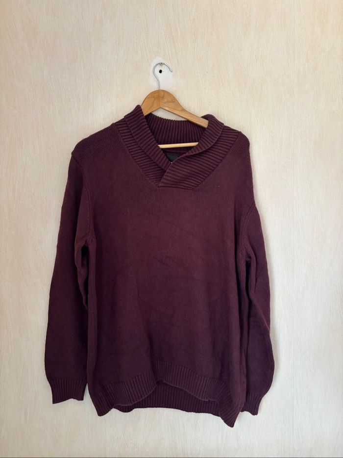 Pull bordeaux - photo numéro 3