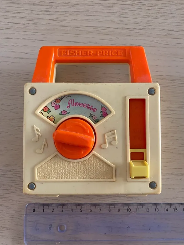 Boîte à musique Fisher price 1981 alouette jouet musical music box - photo numéro 3
