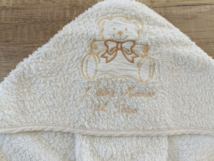 Lot 4 capes de bain avec 3 gants de toilette - photo numéro 7