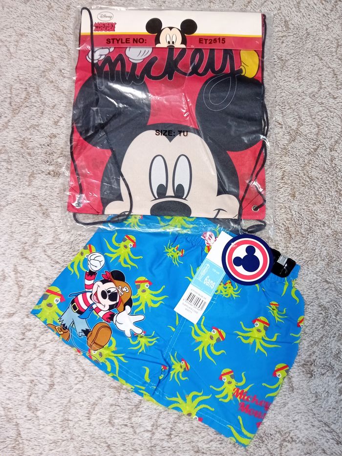 Maillot de bain + sac piscine Mickey