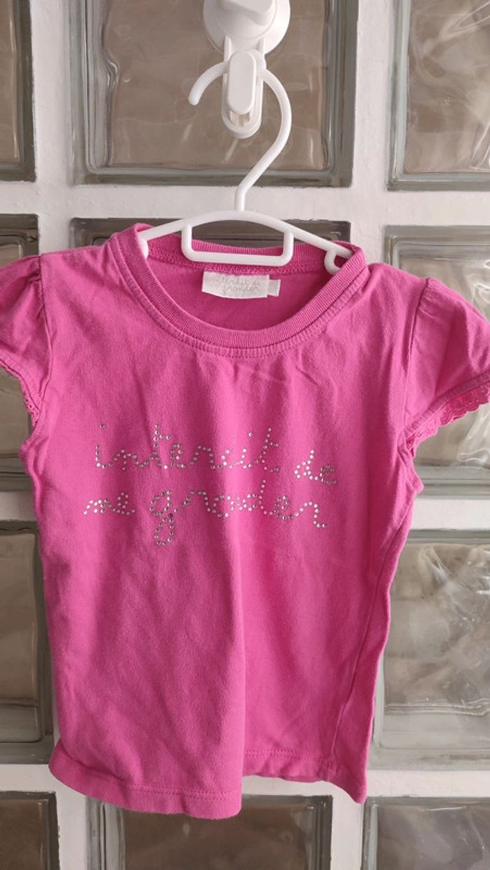 Tee-shirt 2 ans interdit de me gronder