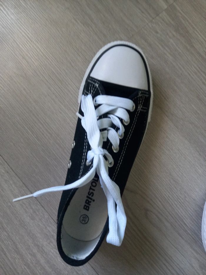 Baskets en toile style converse - photo numéro 4