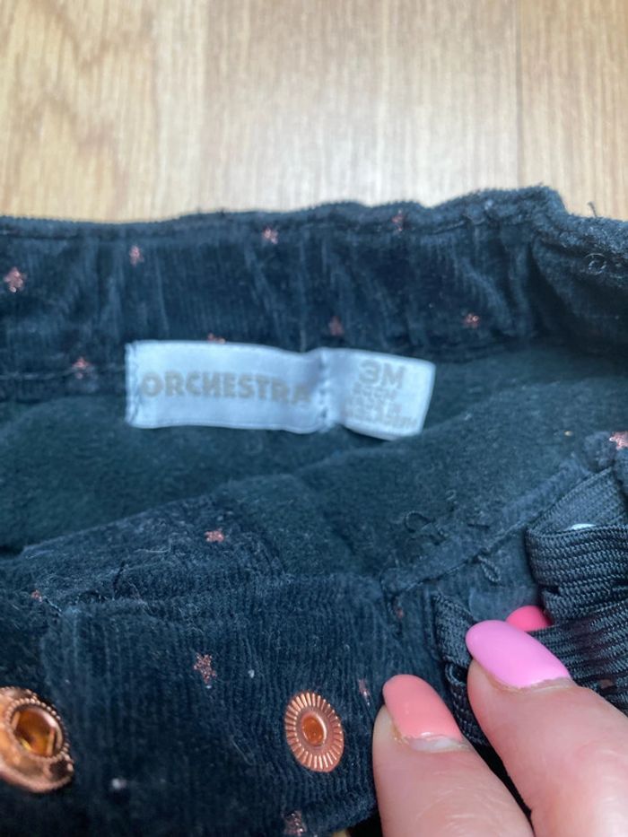 Pantalon en velour noir - photo numéro 2