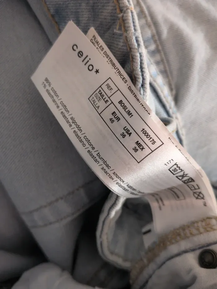 Jean Celio Homme – Bleu Taille 44 - photo numéro 4