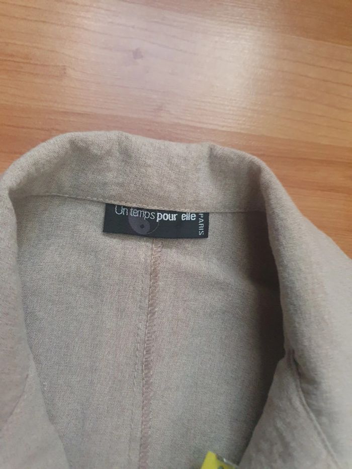 Chemise veste beige - photo numéro 12