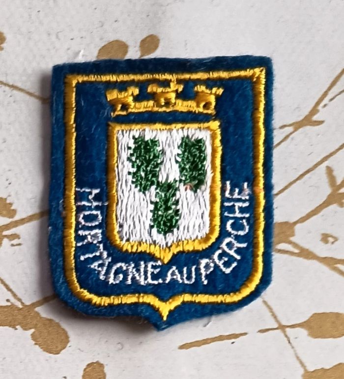 Écusson / blason à coudre ville de Mortagne au Perche