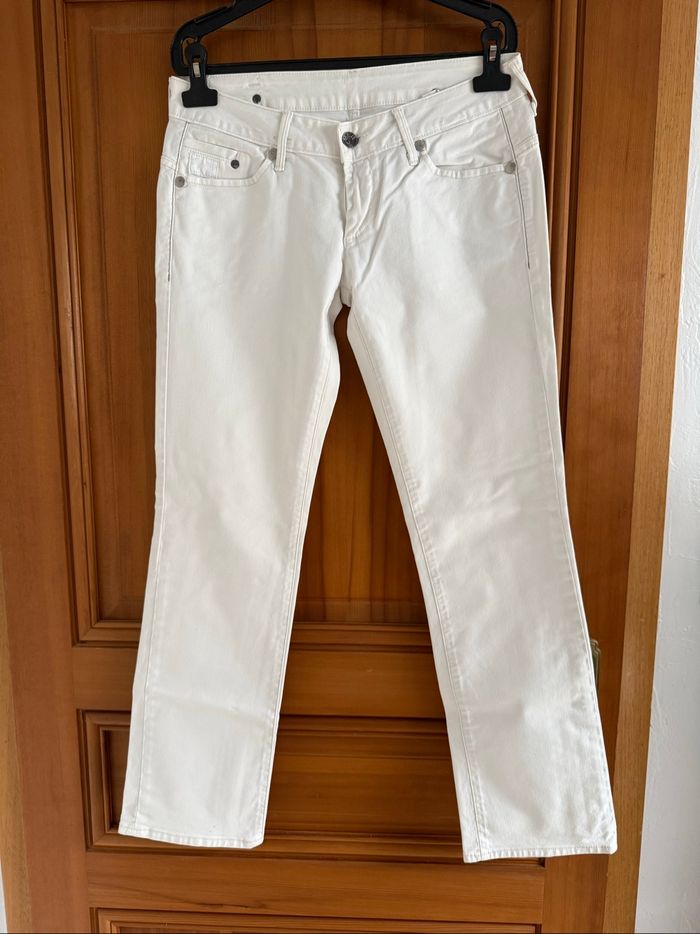 Jeans G-star Taille 42 Blanc