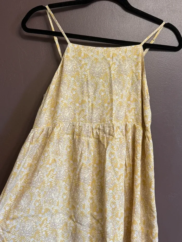 Robe à bretelle jaune Bizzbee - photo numéro 2