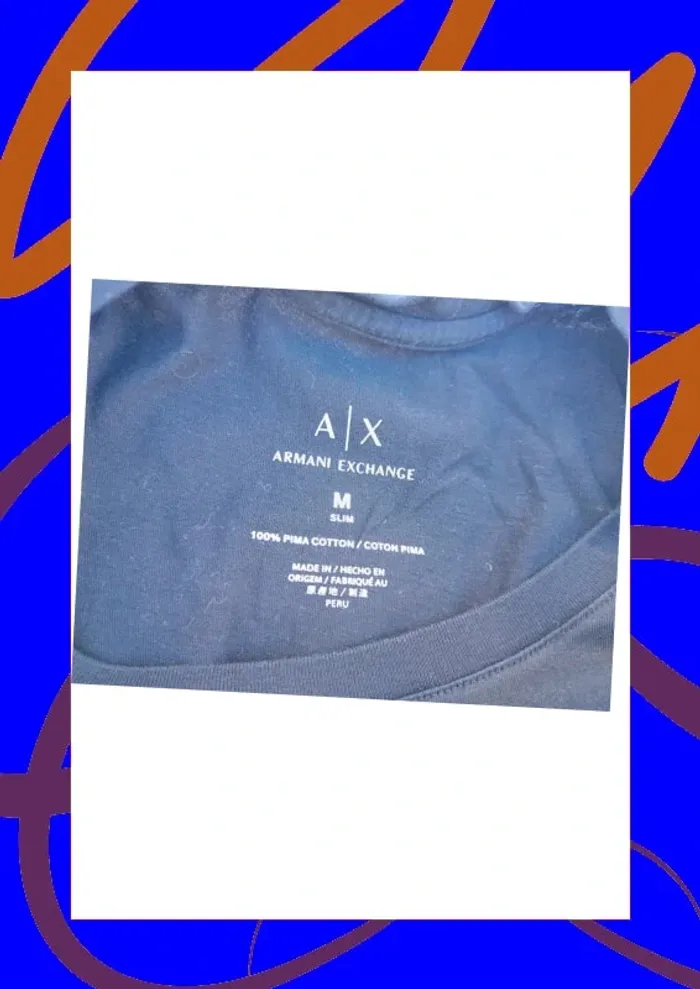 Tee shirt M Armani Exchange - photo numéro 2