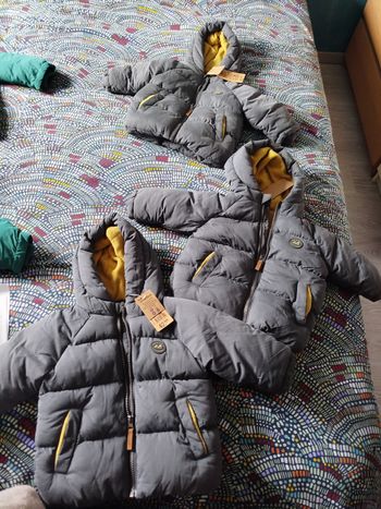 Doudoune tape à l'oeil