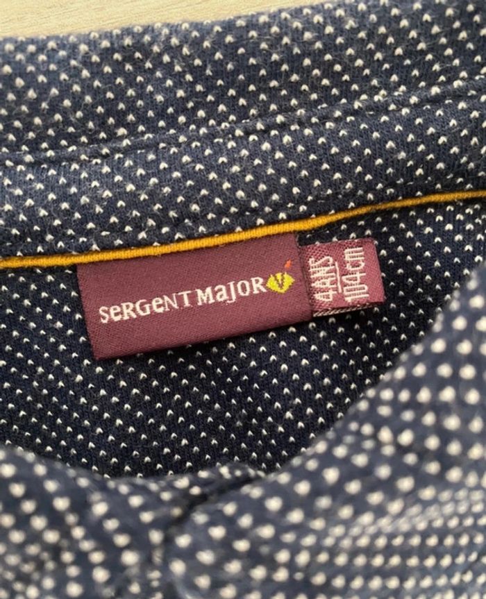 Chemise manches longues Sergent Major Neuve 4 ans - photo numéro 4