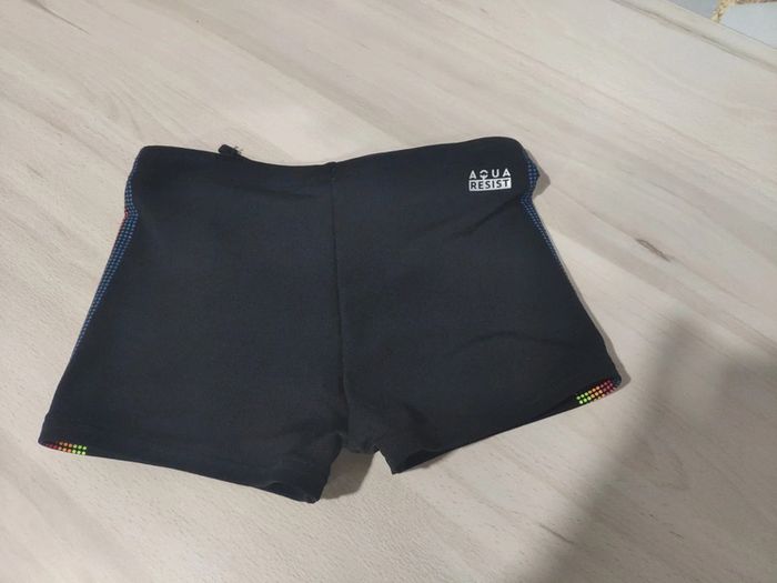 Boxer maillot de bain garçon piscine Nabaiji noir 6 ans aqua resist - photo numéro 3