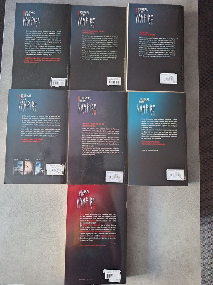 Lot 7 tomes Journal d'un vampire 1-5,7,8 - photo numéro 2