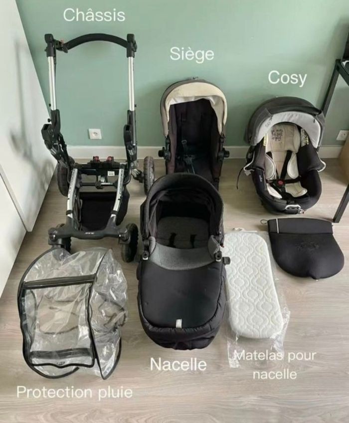 Poussette trio jane crosswalk avec ses accessoires - photo numéro 4