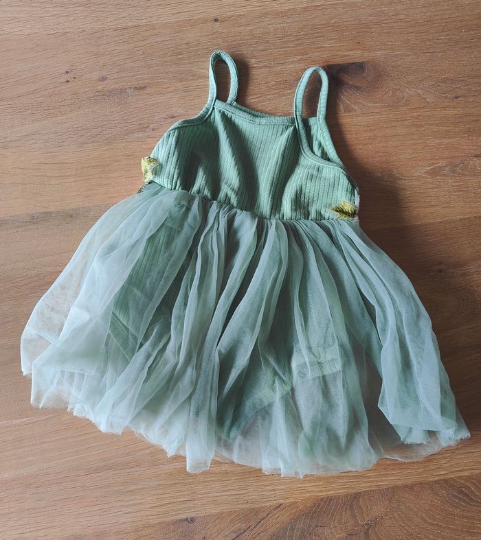 Robe body verte taille 6-9 mois - photo numéro 2