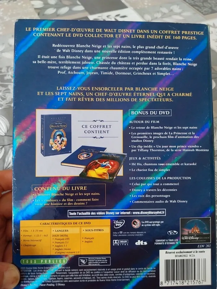 Coffret collector blanche neige - photo numéro 4