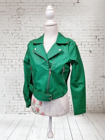 Delvinss veste perfecto vert * taille L *