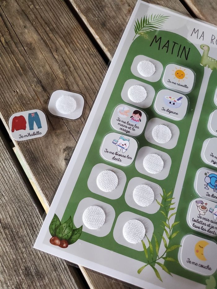 Tableau routine du matin et du soir - photo numéro 4