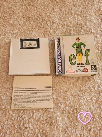 Jeu game boy advance, elf the movie