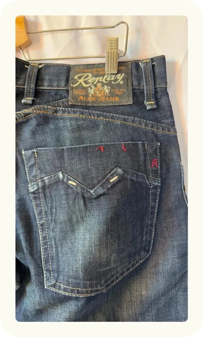 Jean coupe droite homme Replay Taille 42 - photo numéro 4