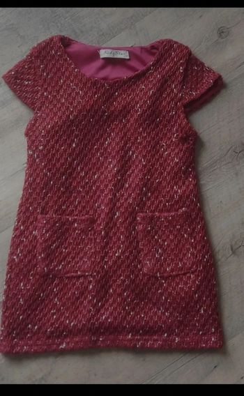 Robe rouge brillante2 ans