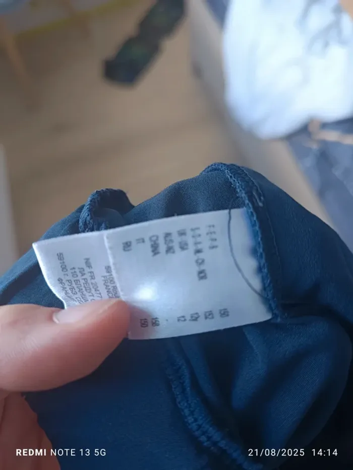 Magnifique short La redoute bleu taille 12 ans - photo numéro 4