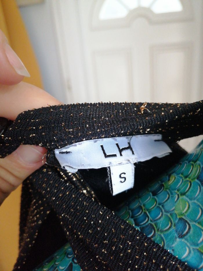 Joli haut pailleté doré La halle - photo numéro 5