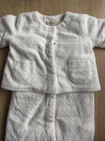 Ensemble salopette + gilet 1 mois