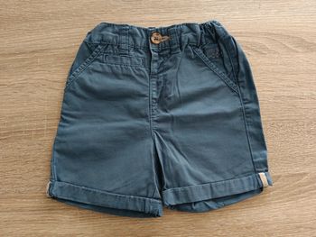 Short bleu Kiabi 18 mois