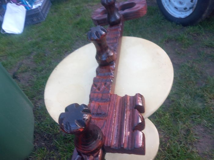 Patère en forme de clé En bois - photo numéro 5