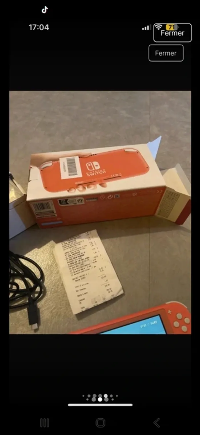 Nintendo switch lite rose encore sous garentie 2 ans - photo numéro 5