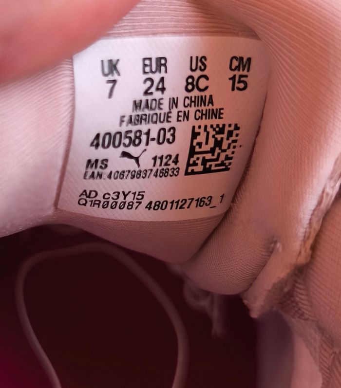 Basquet PUMA rose - photo numéro 7