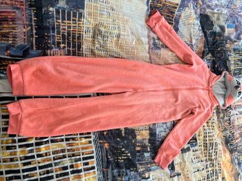 Combi pyjama flamant rose