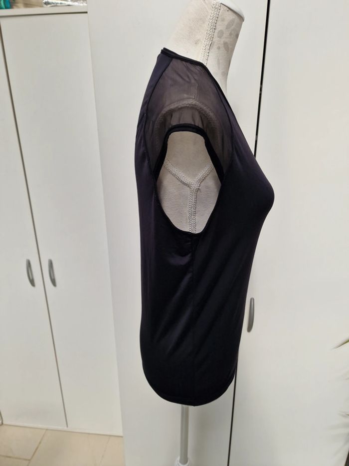 Debardeur Noir Epaules Transparentes Dim - photo numéro 6