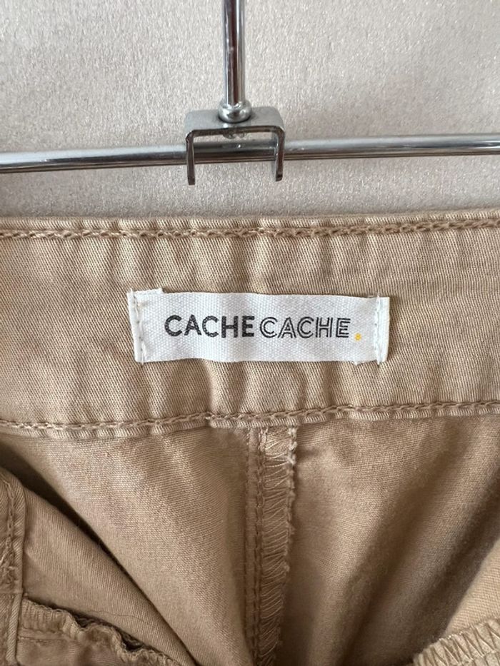 Jupe beige cache cache - photo numéro 3