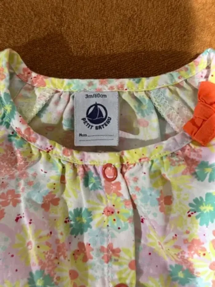 Robe petit bateau à fleurs - photo numéro 2
