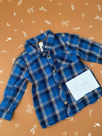 Chemise hiver 6 mois