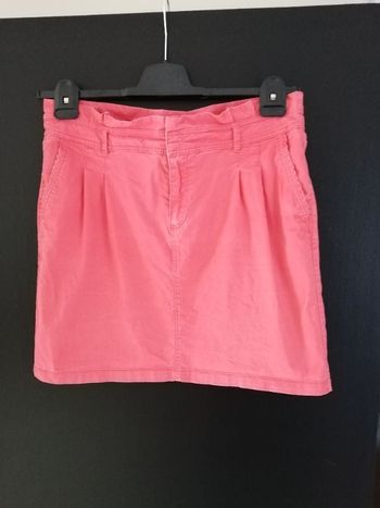 Jupe courte corail T:42
