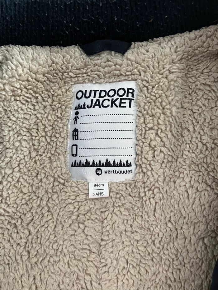 Manteau hiver vert baudet 3ans - photo numéro 4